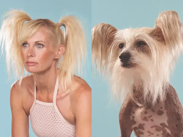 Hundägare som ser ut som sin hund